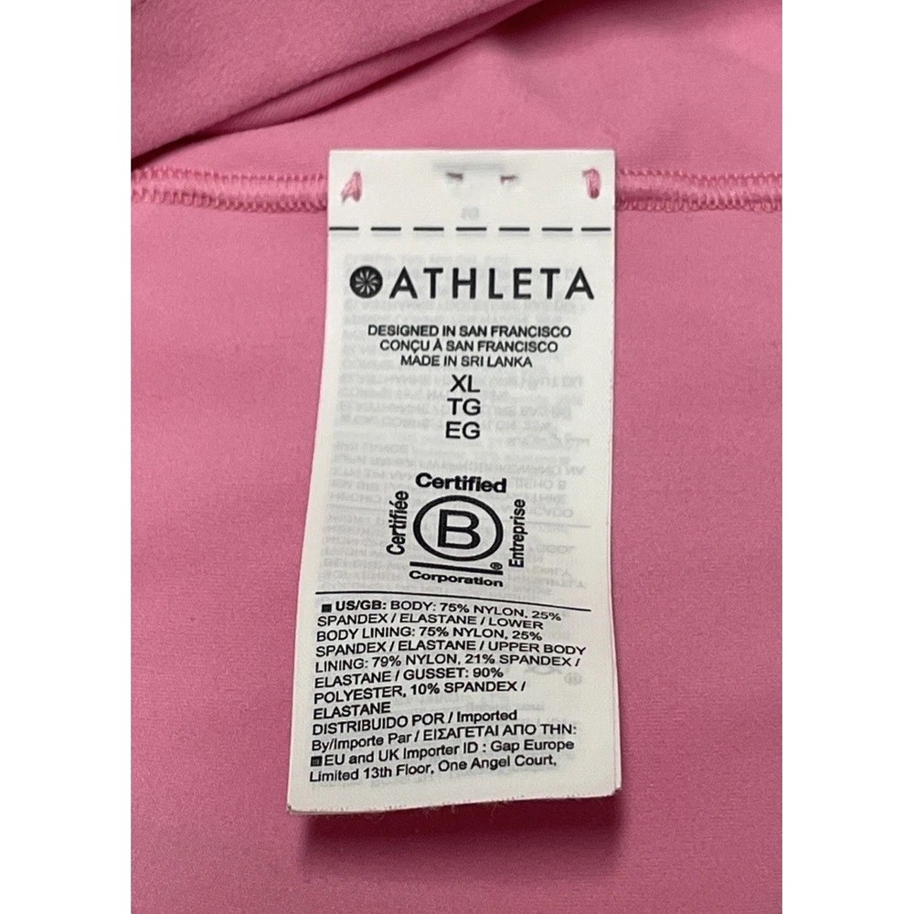 Athleta Transcend Mini Pink Athletic Dress Women's XL - Picture 10 of 14